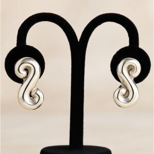 Sterling Silver Stud Earrings Vintage 925 Stamped Mexico